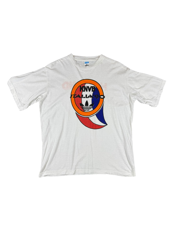 1990 Netherlands Italy 90 Football World Cup Supports Tee - 7/10 - (M)