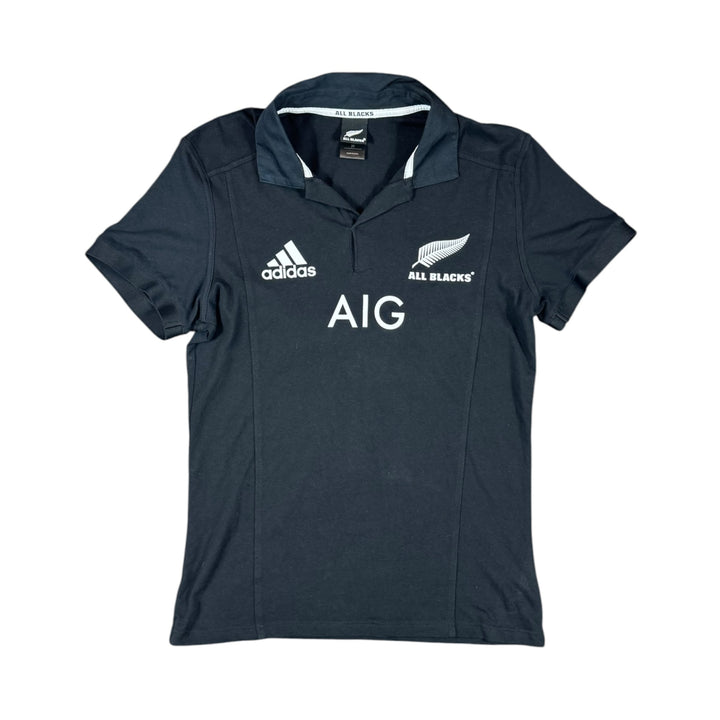 2018-19 New Zealand Adidas Rugby Home Shirt - 9/10 - (M)