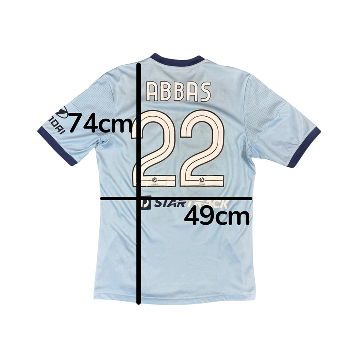 2014-15 Sydney FC Adidas Home Shirt ABBAS #22 - 8/10 - (XL)