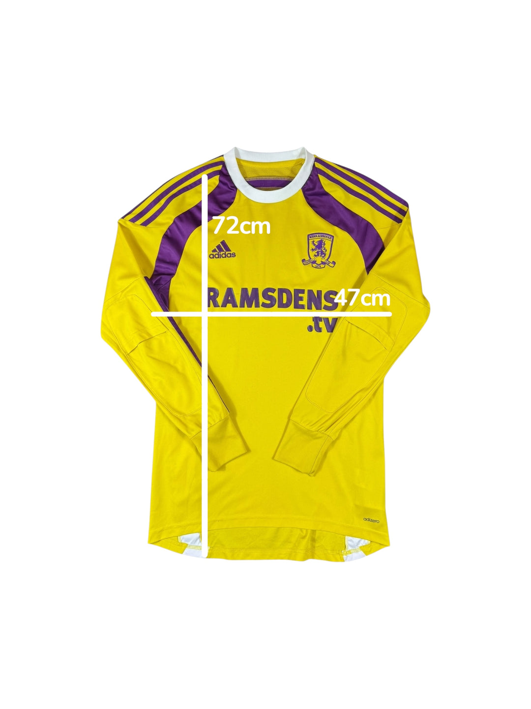 2014/15 Middlesbrough Adidas Goalkeeper Longsleeve Shirt - 7/10 - (M)