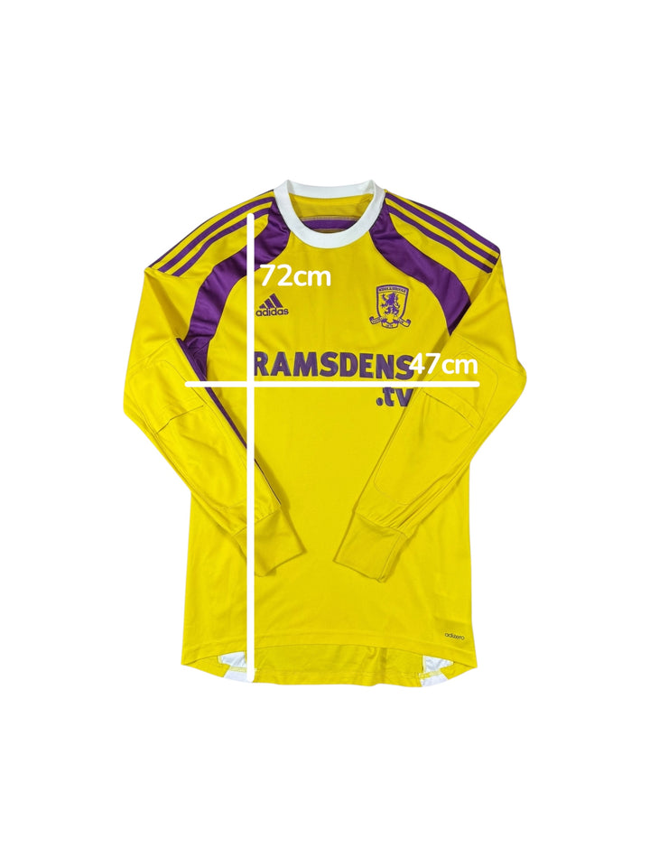 2014/15 Middlesbrough Adidas Goalkeeper Longsleeve Shirt - 7/10 - (M)