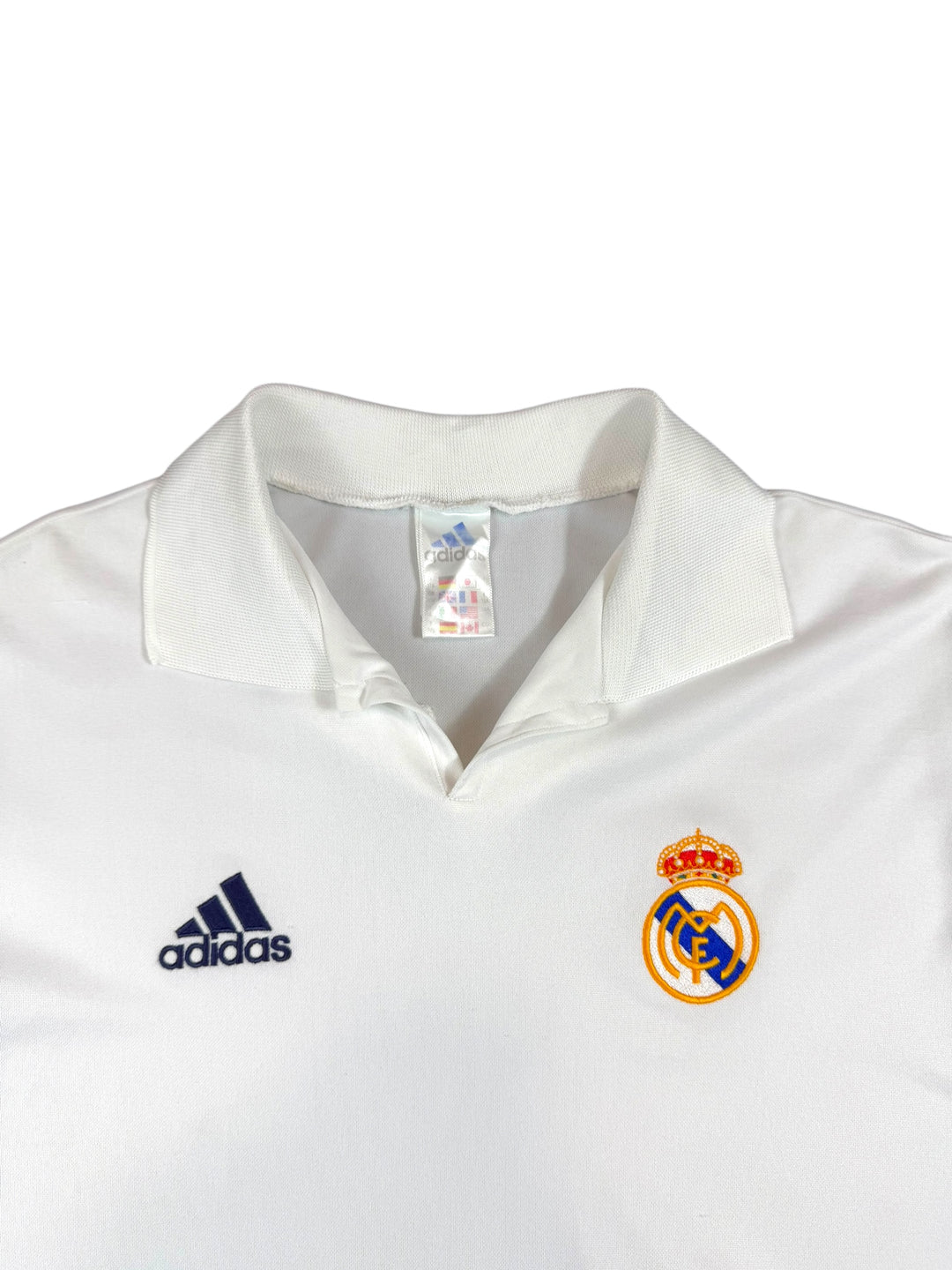 2001/02 Real Madrid Adidas Home Football Shirt - 8/10 - (L)