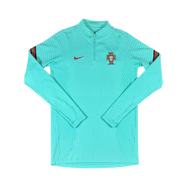 2020-21 Portugal Nike 1/4 Zip Drill Shirt Player Authentic - 9/10 - (M)