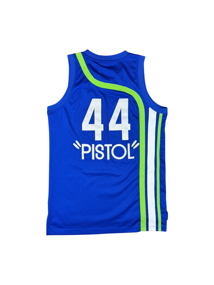 2013/14 Atlanta Hawks Adidas Hardwood Classic Basketball Jersey #44 Pistol - 9/10 - (M)