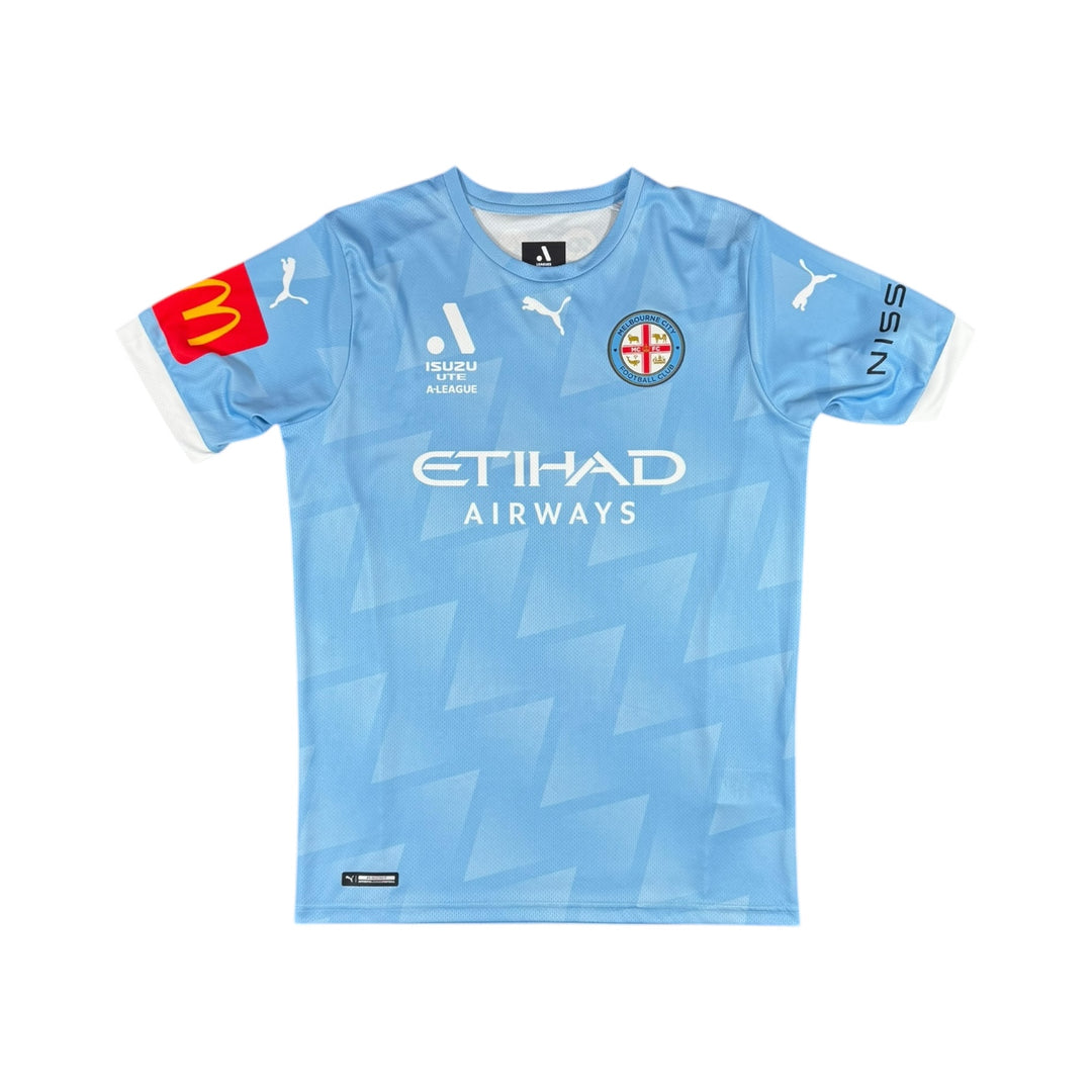 2022-23 Melbourne City Puma Home Shirt #7 LECKIE - 8/10 - (M)