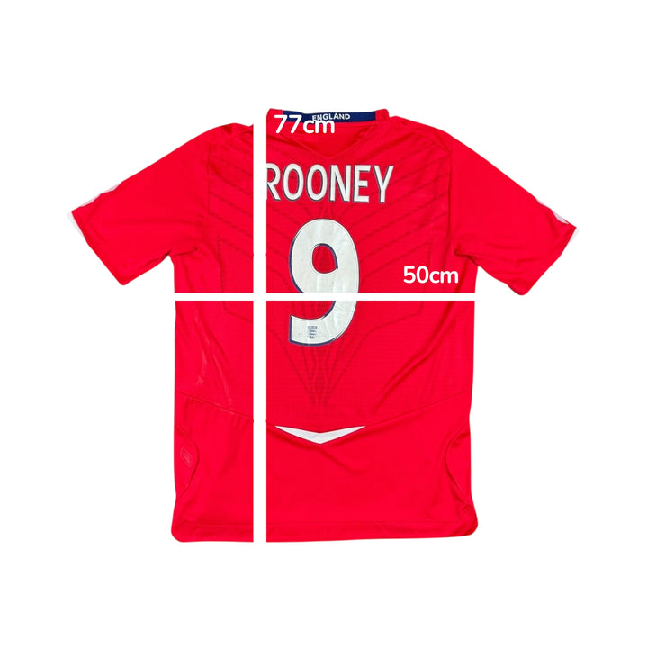 2008-10 England Umbro Away Shirt #9 ROONEY - 7/10 - (L)