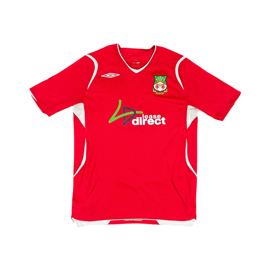 2008-09 Wrexham Umbro Home Shirt #10 JANSEN - 9/10 - (XL)