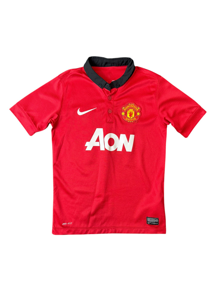 2013/14 Manchester United Home Shirt #20 V. Persie - 9/10 - (8-10 Years)