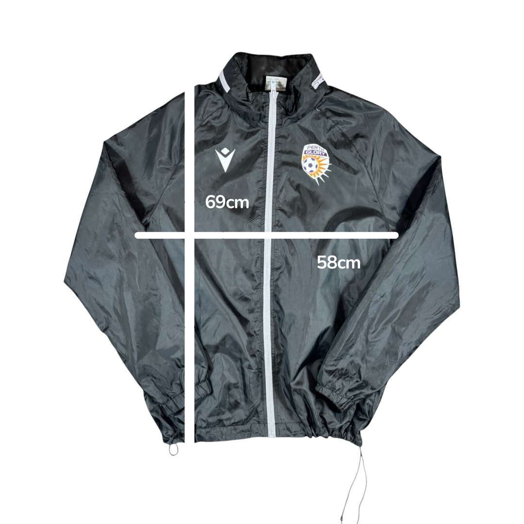 2018-19 Perth Glory Macron Windbreaker Jacket - 10/10 - (M)
