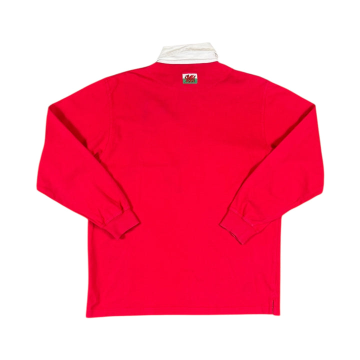 Wales Rugby Home Longsleeve Shirt - 10/10 - (M)
