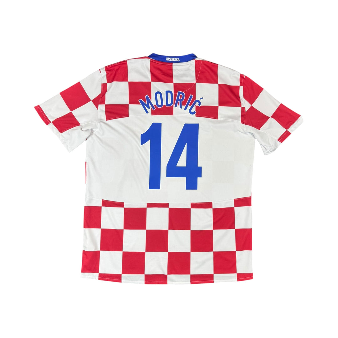 2008-09 Croatia Nike Home Shirt MODRIC #14 - 9/10 - (XL)