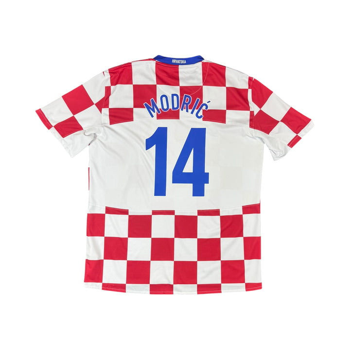 2008-09 Croatia Nike Home Shirt MODRIC #14 - 9/10 - (XL)