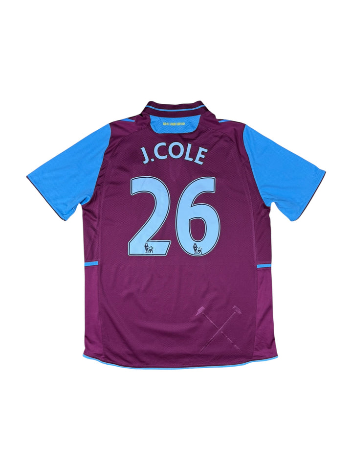 2012/13 West Ham United Macron Home Football Shirt #J. COLE - 7/10 - (2XL)
