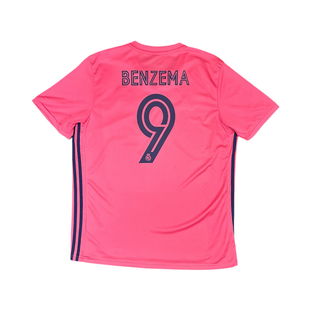2020-21 Real Madrid Away Shirt BENZEMA #9 - 8/10 - (XL)
