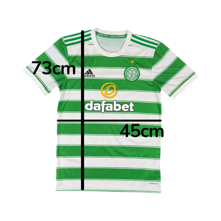 2021-22 Celtic Adidas Home Shirt - 8/10 - (S)