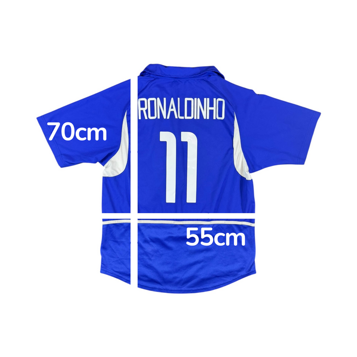2002-04 Brazil Away Shirt RONALDINHO #11 - 9/10 - (L)