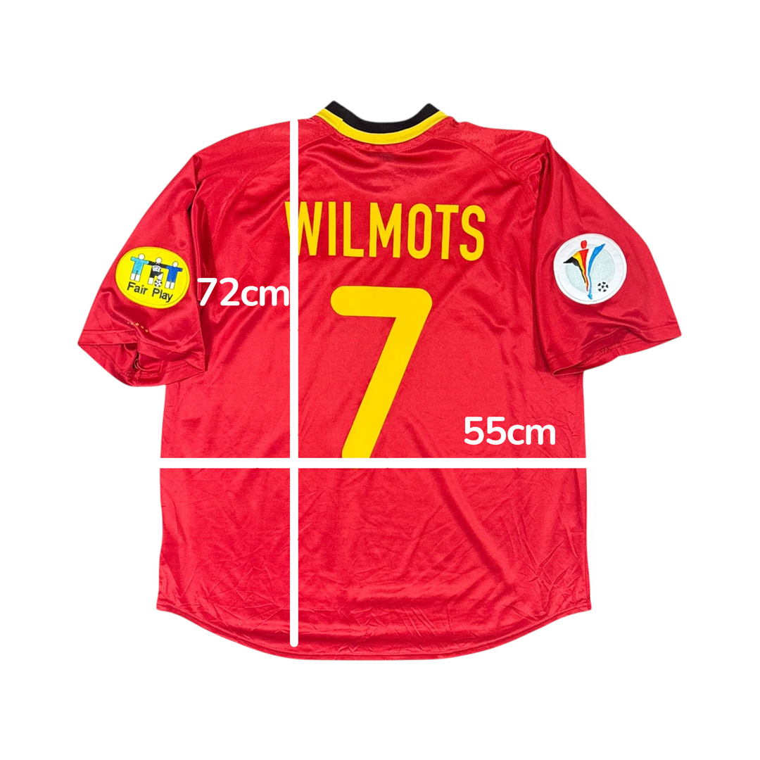 2000-02 Belgium Nike Home Shirt WILMOTS #7 - 9/10 - (L)