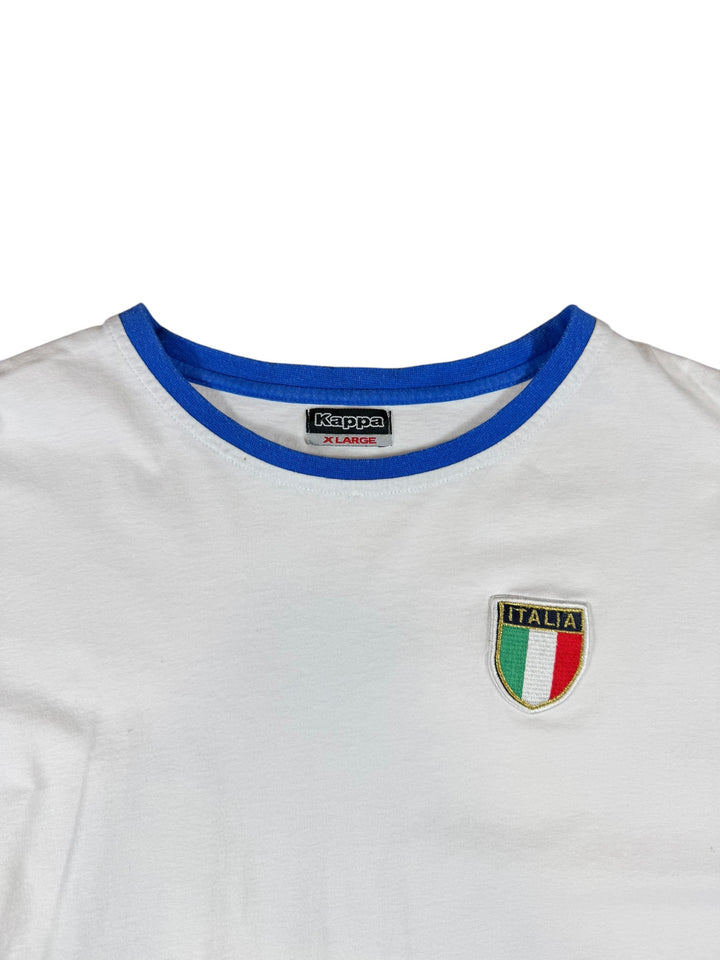 2002 Italy Kappa Football Tee - 7/10 - (XL)