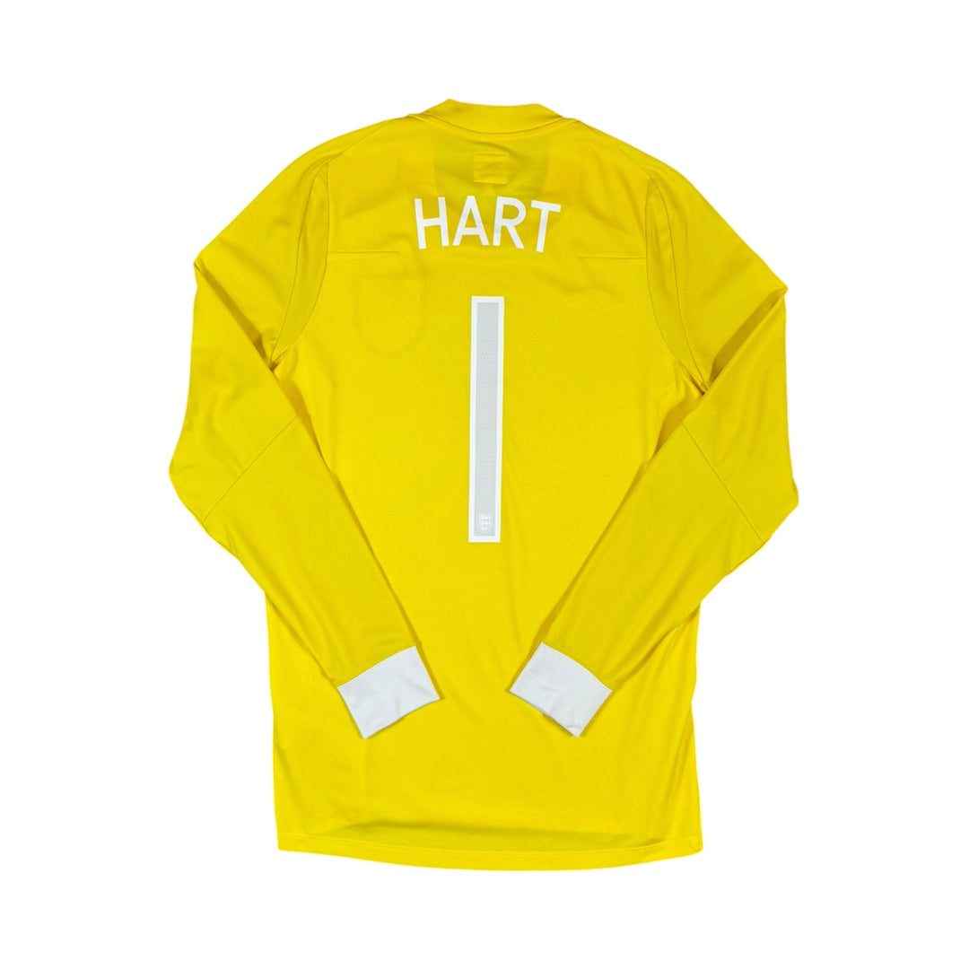 2009-11 England Umbro GK Shirt HART #1 - 9/10 - (S)