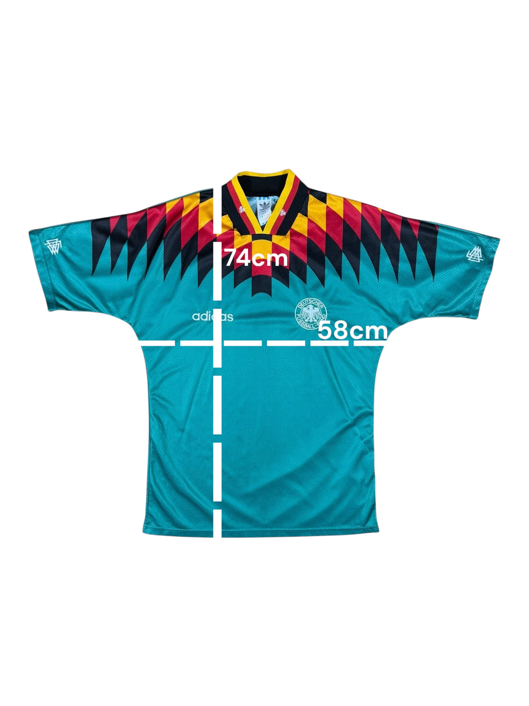 1994/96 Germany Adidas Away Football Shirt - 8/10 - (M)
