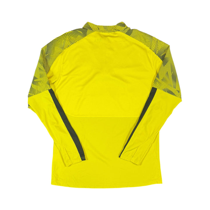 2019-20 Borussia Dortmund Puma 1/4 Zip Training L/S Shirt Player Issue #3 - 8/10 - (L)