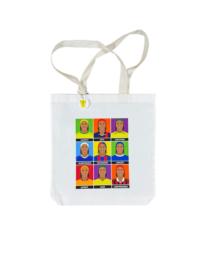 The “Ronaldinho Expressions” Tote Bag White
