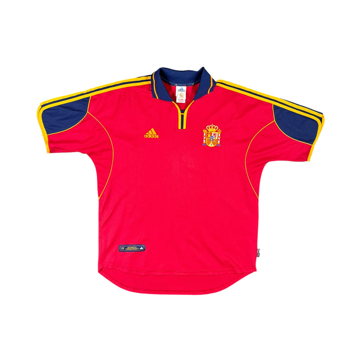 1999-02 Spain Adidas Home Shirt - 10/10 - (L)