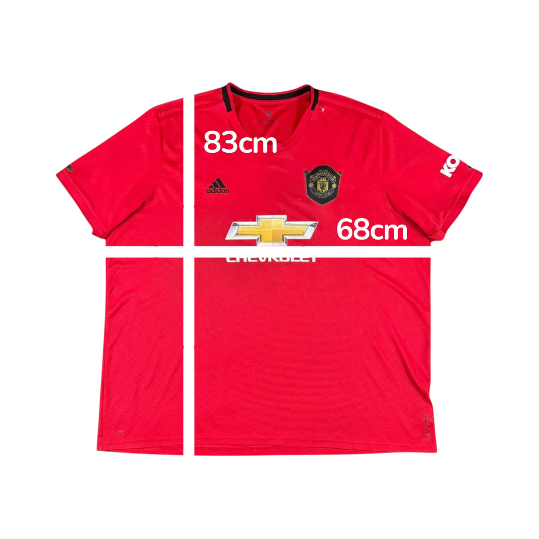 2019-20 Manchester United Adidas Home Shirt - 7/10 - (4XL)