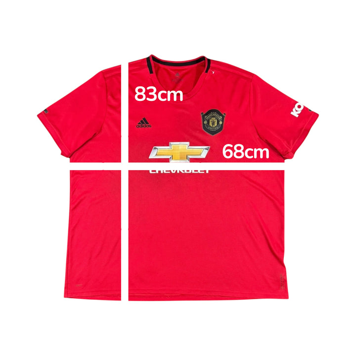 2019-20 Manchester United Adidas Home Shirt - 7/10 - (4XL)