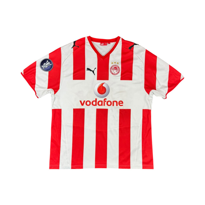 2008-09 Olympiakos Puma Home Shirt DIOGO #10 - 8/10 - (XL)