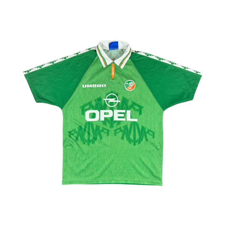 1996-98 Ireland Umbro Home Shirt #3 BREEN - 7/10 - (L)