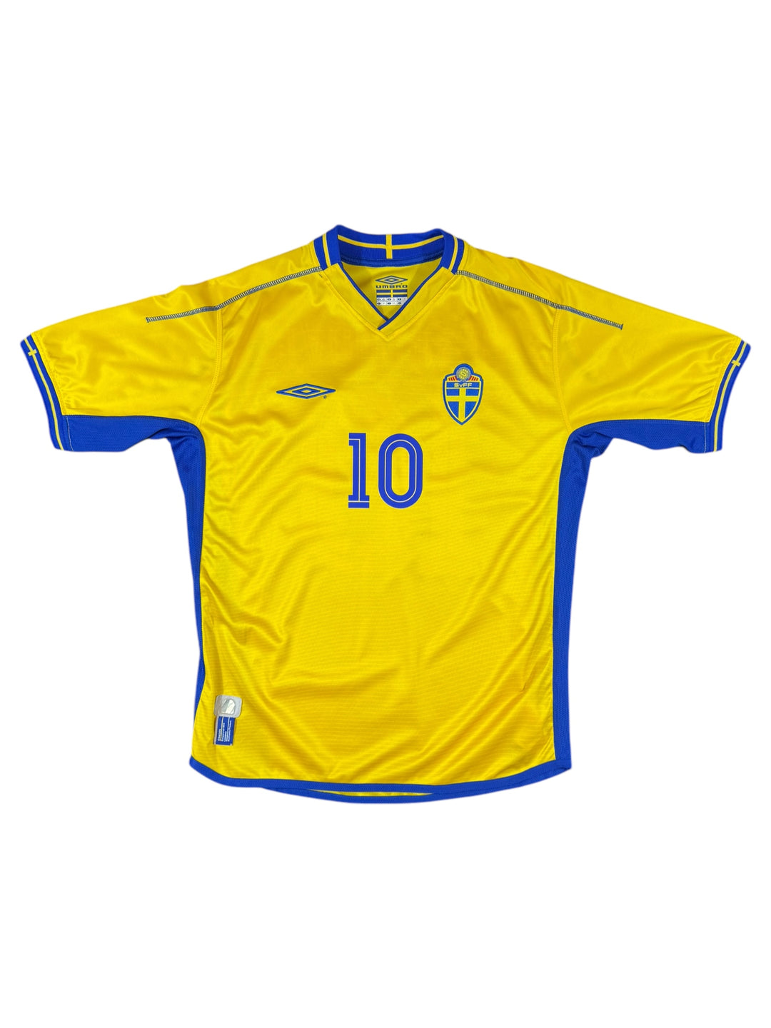 2004 Sweden Umbro Football Shirt #10 Ibrahimovic - 9/10 - (M)