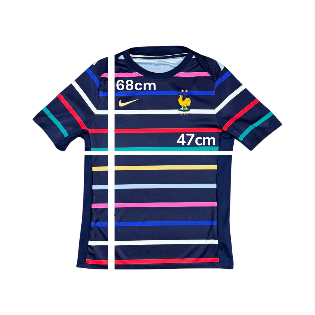 2024-25 France Nike Pre-Match Shirt - 9/10 - (M)