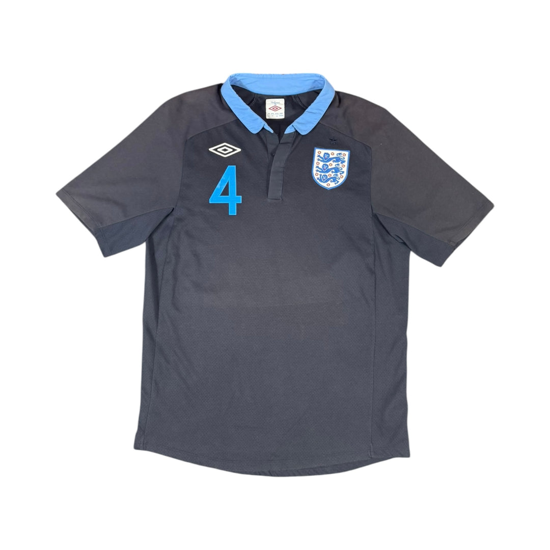2011-12 England Away Shirt GERRARD #4 - 10/10 - (L)