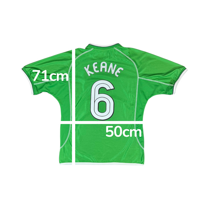 2001-03 Ireland Home Shirt KEANE #6 - 8/10 - (L)