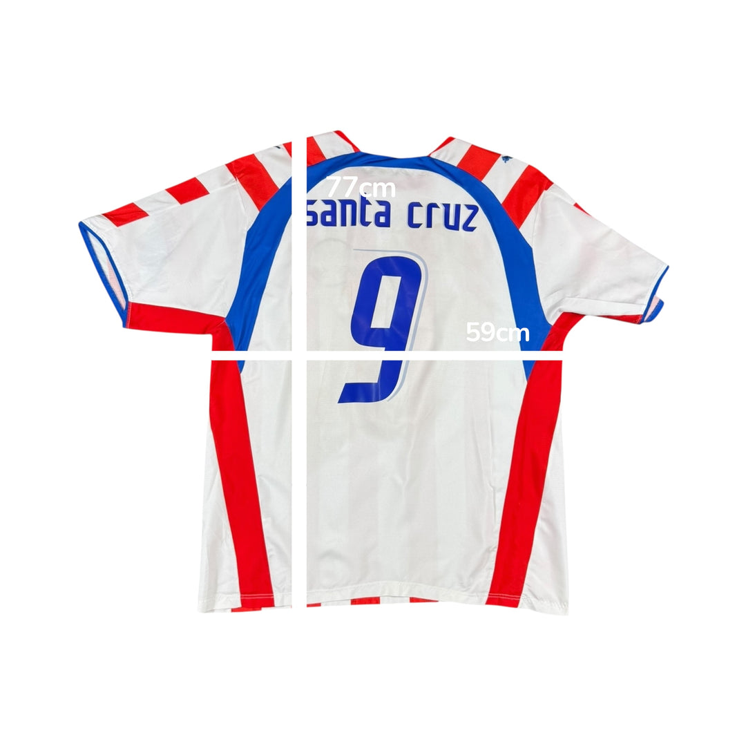 2006-07 Paraguay Puma Home Shirt #9 Santa Cruz - 9/10 - (XL)
