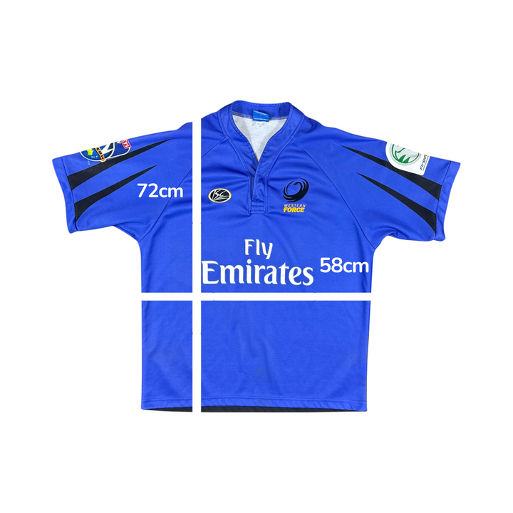 2007 Western Force Home Rugby Shirt - 7/10 - (L)