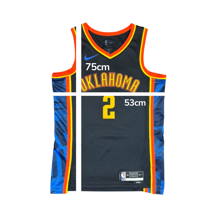 2024-25 Oklahoma City Nike Basketball Jersey #2 GILGEOUS-ALEXANDER - 8/10 - (M)