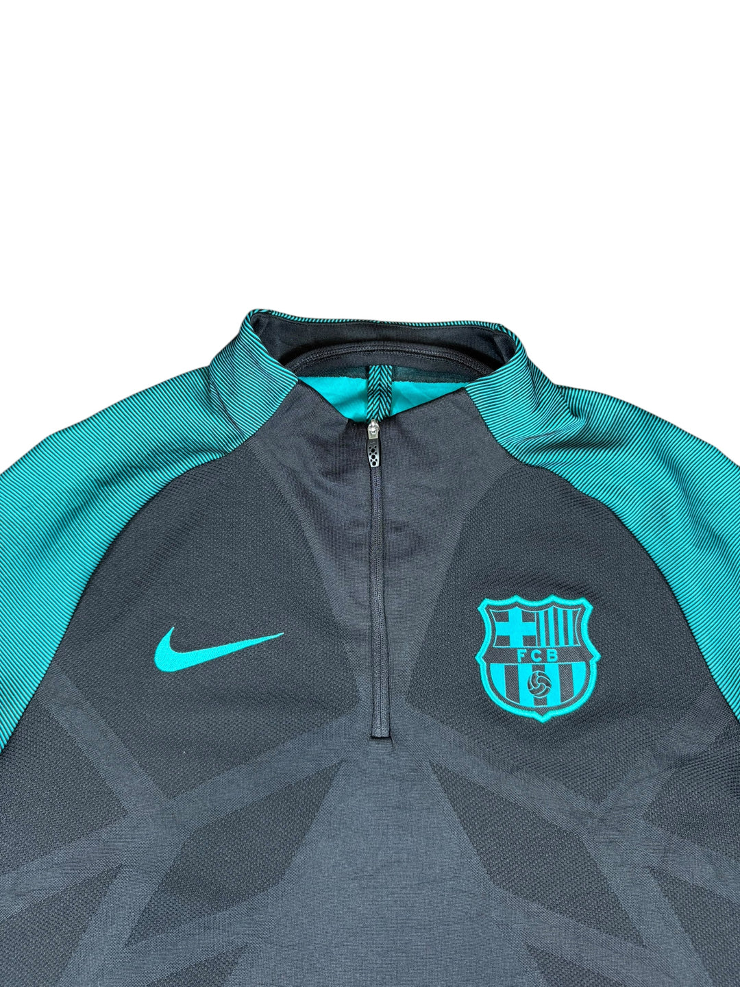 2016/17 Barcelona Nike 1/4 Zip Football Training Shirt - 8/10 - (L)