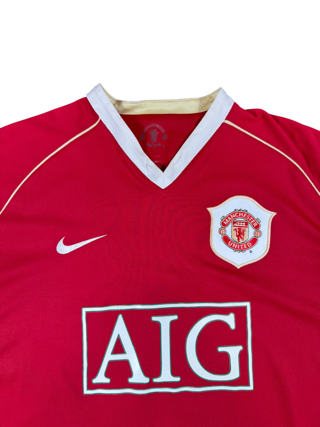 2006/07 Manchester United Nike Football Long Sleeve Champions League Shirt #11 Giggs - 8/10 - (M)