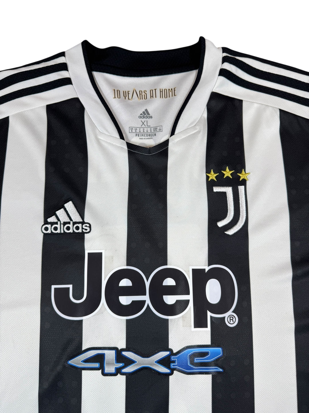 2021/22 Juventus Adidas Home Football Shirt #7 RONALDO - 7/10 - (XL)