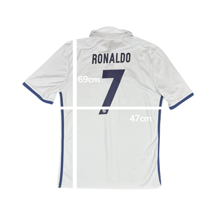 2016-17 Real Madrid Adidas Home Shirt #7 RONALDO - 9/10 - (15-16 Years)