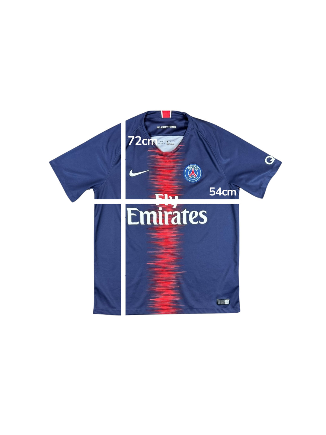 2018-19 Paris Saint Germain Nike Home Shirt - 9/10 - (L)