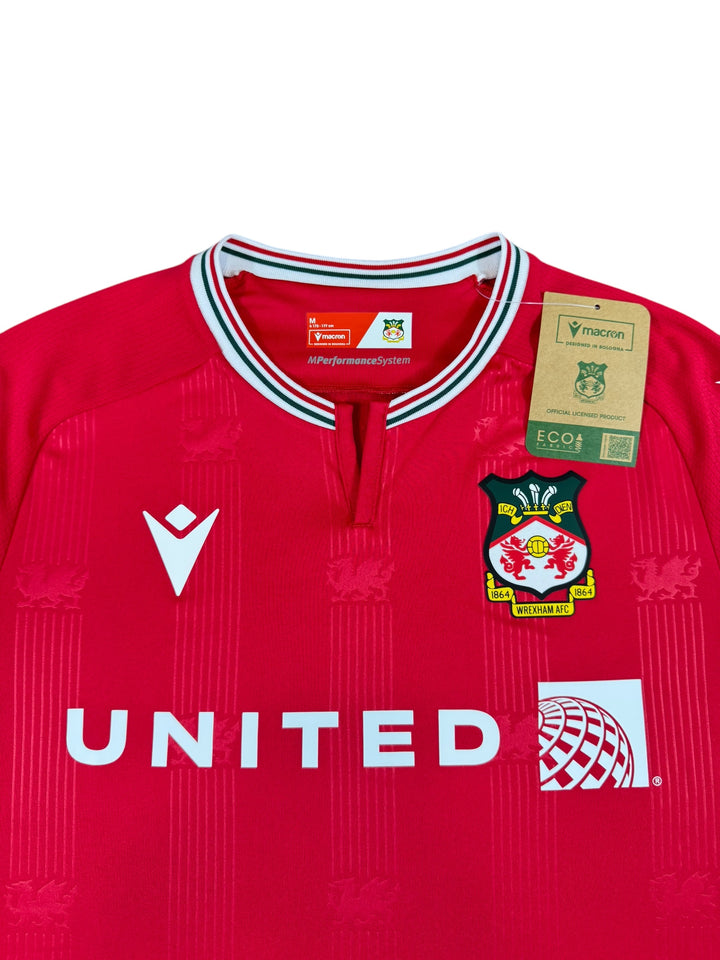 2023/24 Wrexham Macron Home Shirt Brand New (M)