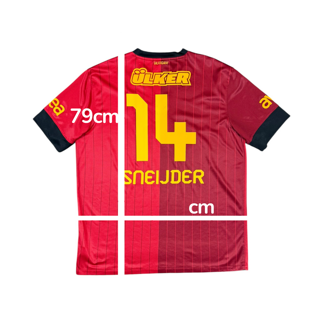 2012-13 Galatasaray Home Shirt SNEIJDER #14 - 8/10 - (XL)