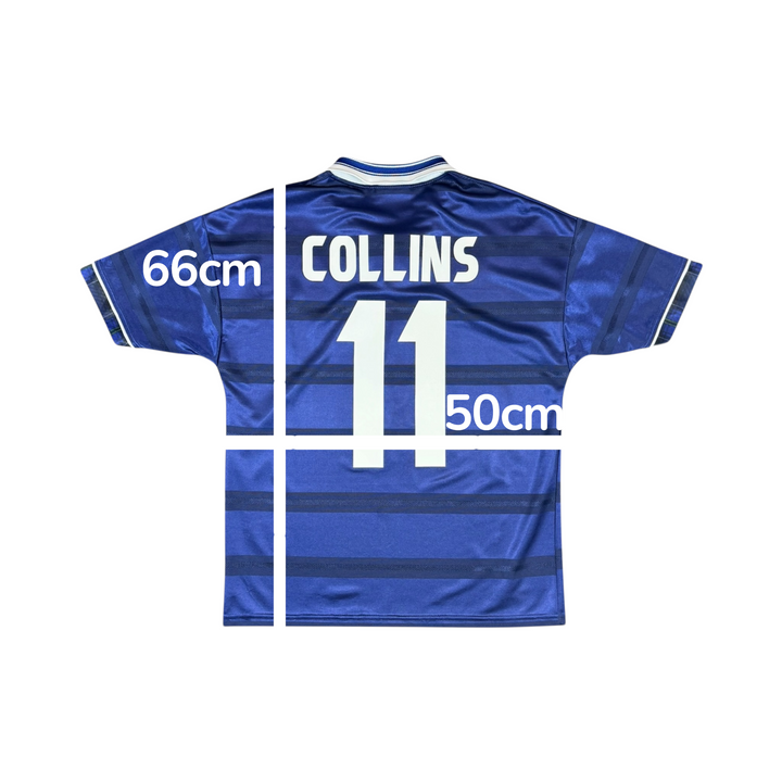 1998-00 Scotland Umbro Home Shirt #11 COLLINS - 10/10 - (M)