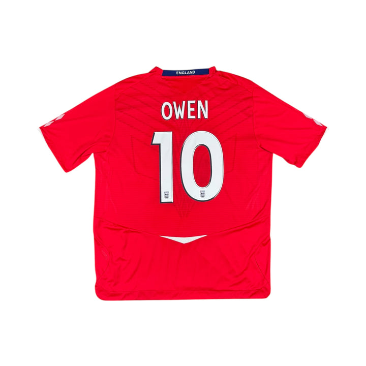2008-10 England Umbro Away Shirt #10 OWEN Player Authentic - 9/10 - (2XL)