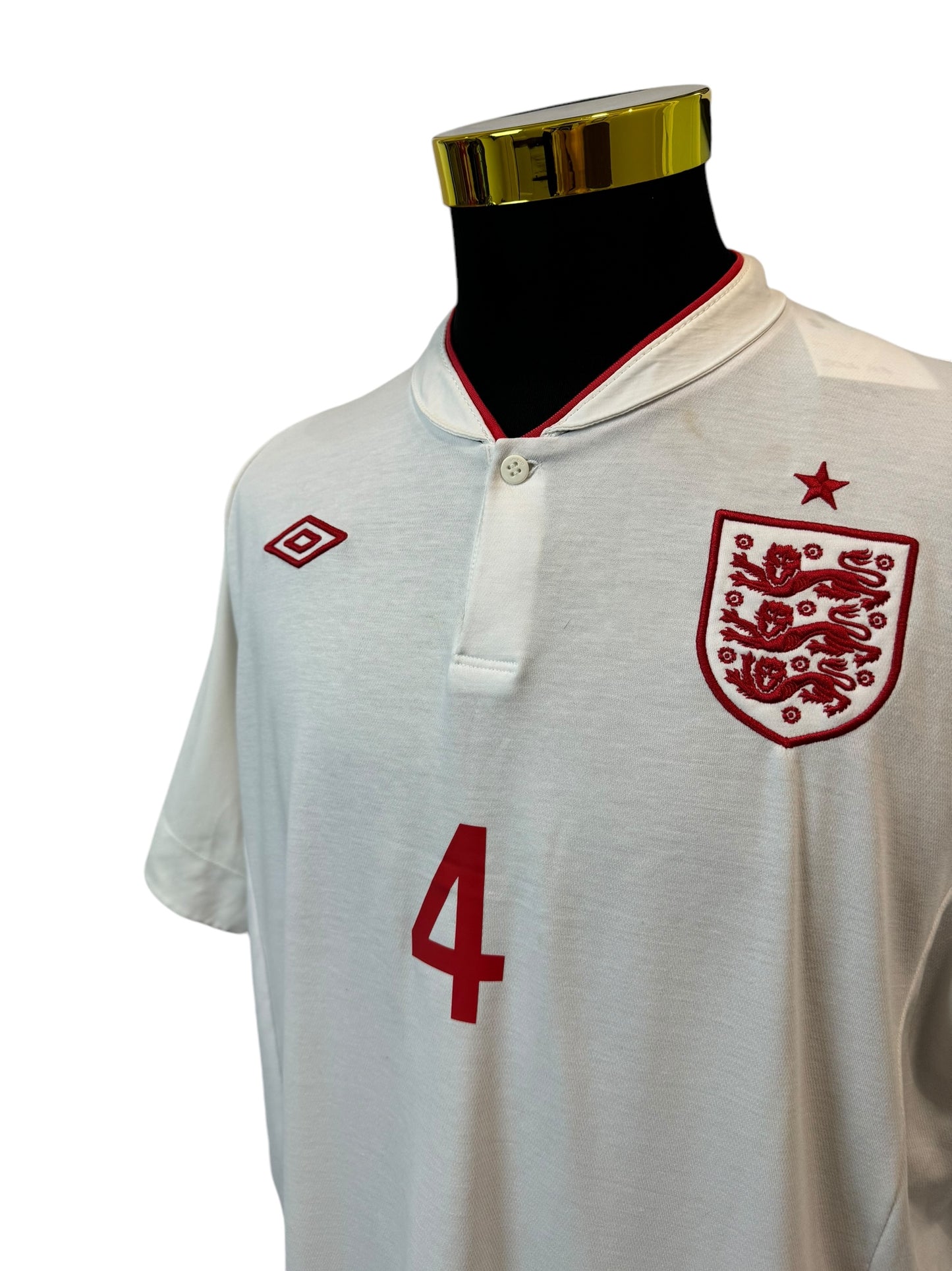 England 2012/13 Football Jersey #4 Gerrard