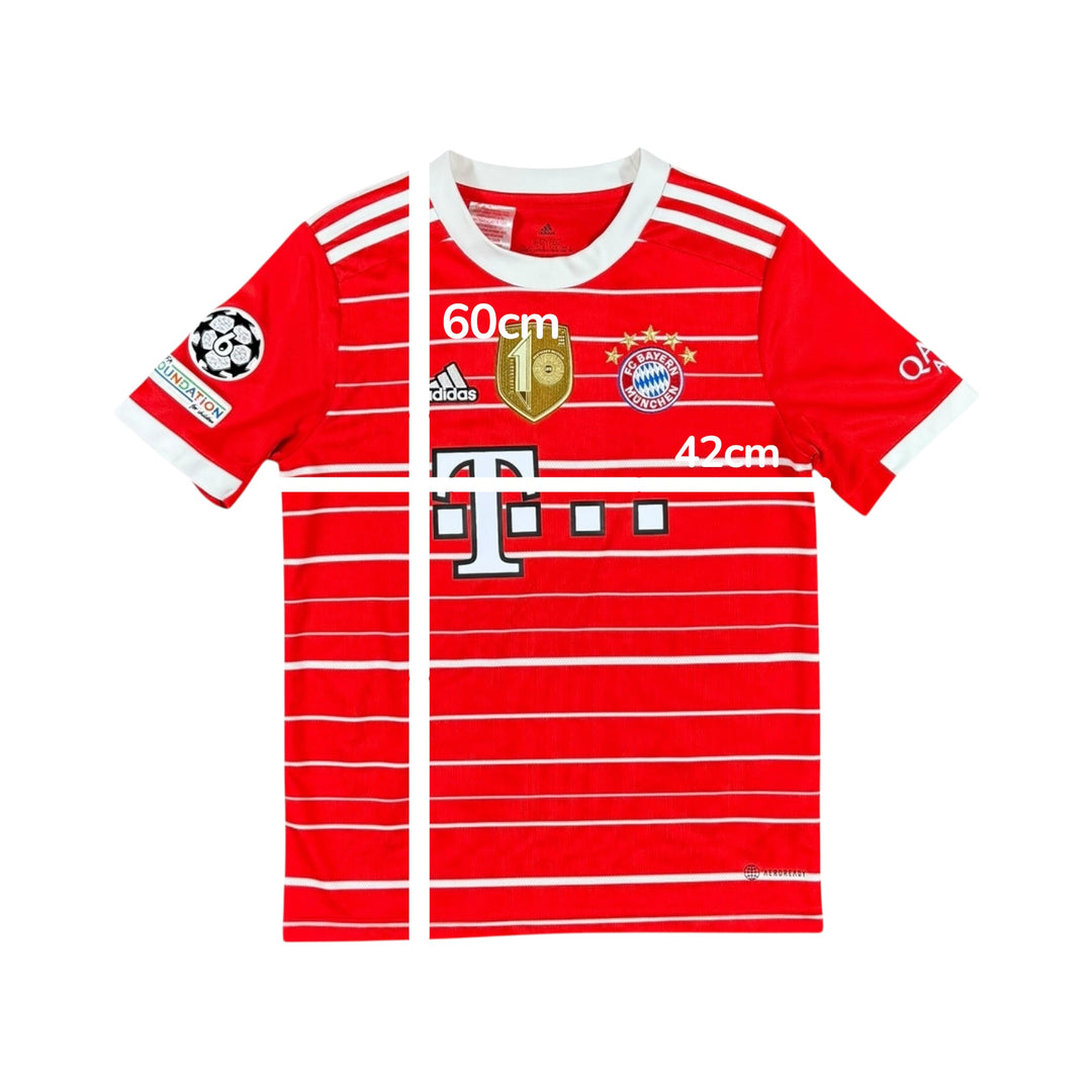 2022-23 Bayern Munich Adidas Home Shirt - 10/10 - (11-12 Years)