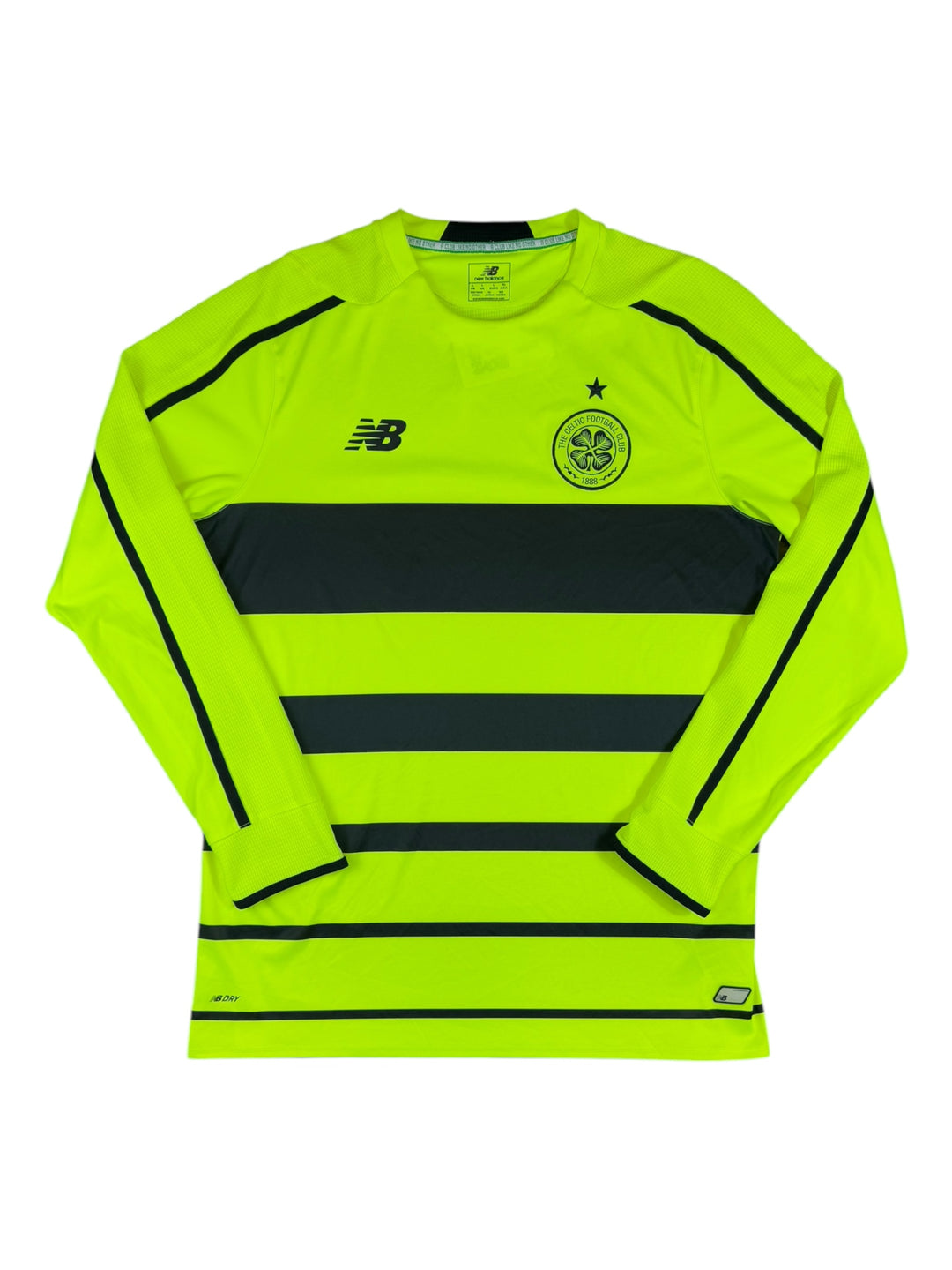 2015/16 Celtic New Balance Longsleeve Football Shirt - 8/10 - (L)